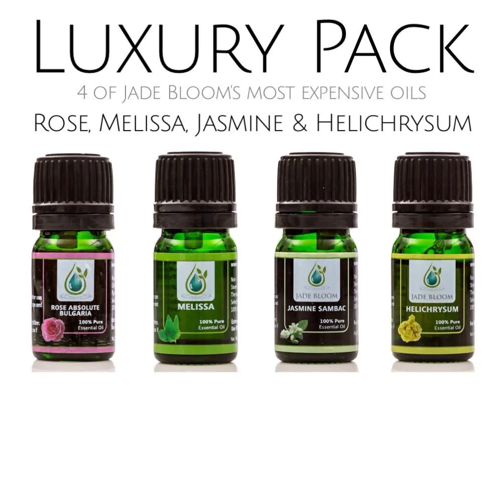 LUXURY PACK - Melissa, Rose, Jasmine, & Helichrysum | Jade Bloom