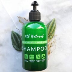 All-Natural Shampoo|Peppermint & Rosemary 