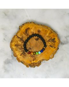 Rainbow Chakra Diffuser Bracelet