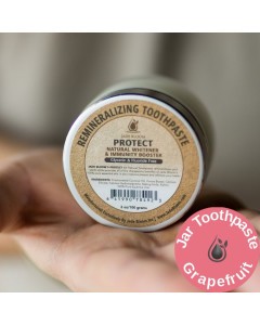CLEARANCE - Toothpaste- 2 oz Grapefruit - PROTECT Remineralizing - Natural Whitener &amp; Immunity Booster