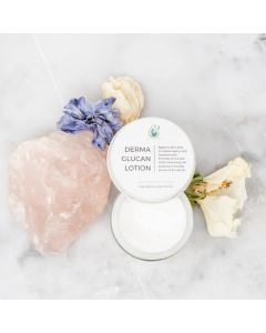 DermaGlucan Lotion Jar &ndash; ultra-hydrating facial and body moisturizer with 85% pure beta-glucan for soft, radiant skin