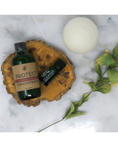 Ditch The Toxins Kit
Includes: Protect Cleaning Concentrate, Cleanse Purifying Blend, and Reusable Wool Dryer Ball