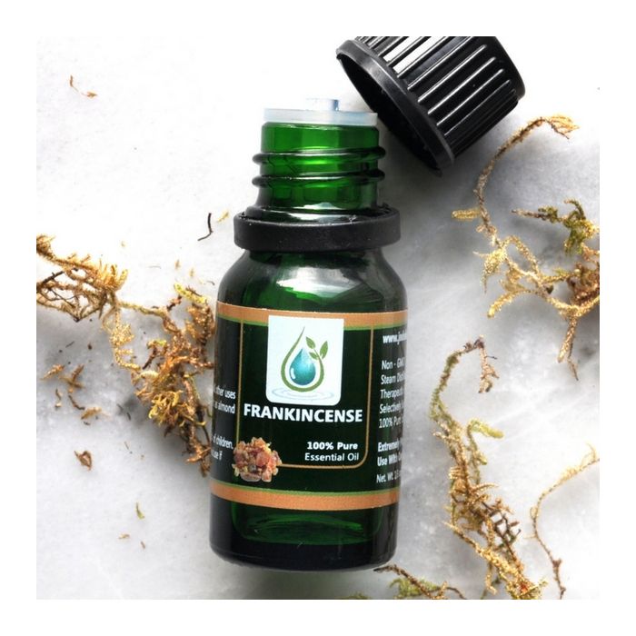 Ecodrop Pure Frankincense Essential Oil - 0.34 Oz Bottle | 100% Natural  Therapeutic Grade Indian Boswellia Serrata Oil | Aromatherapy Massage