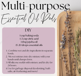 DIY All-Purpose Essential Oil Pods with Several Different Uses